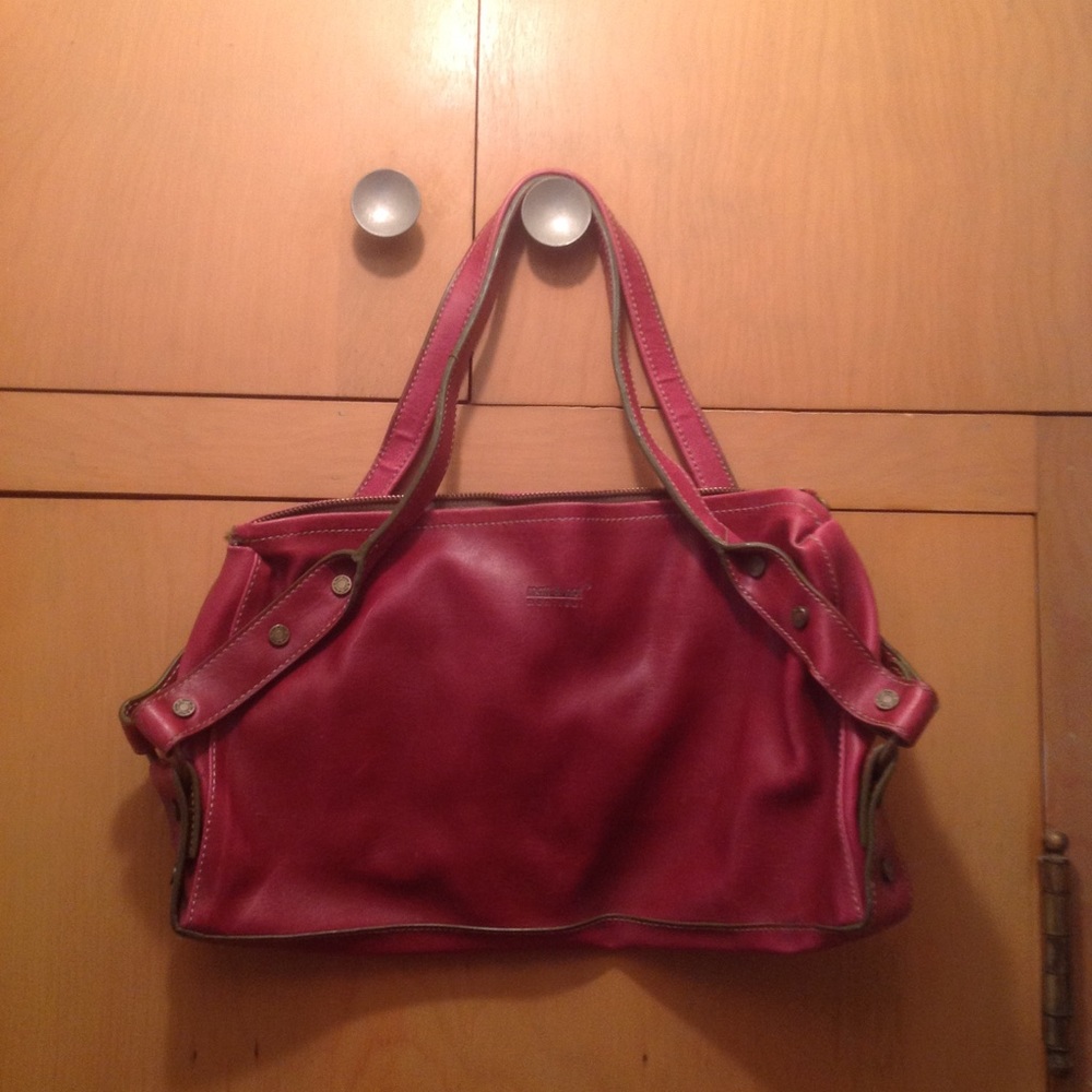 Matt & Nat distressed Red small purse